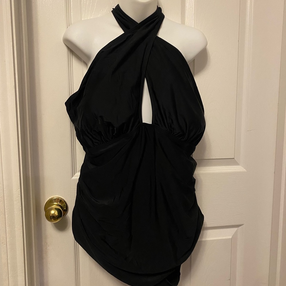 NWT black one piece swimsuit